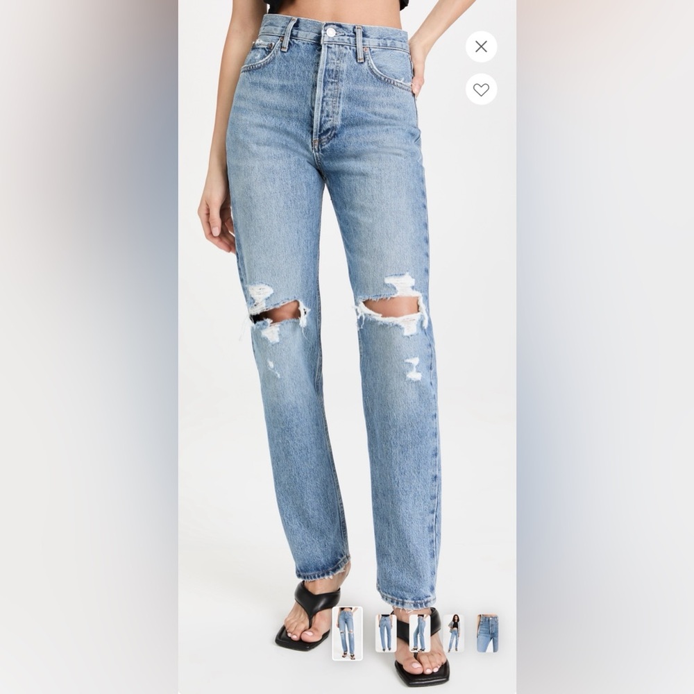 agolde 90's pinch waist jean